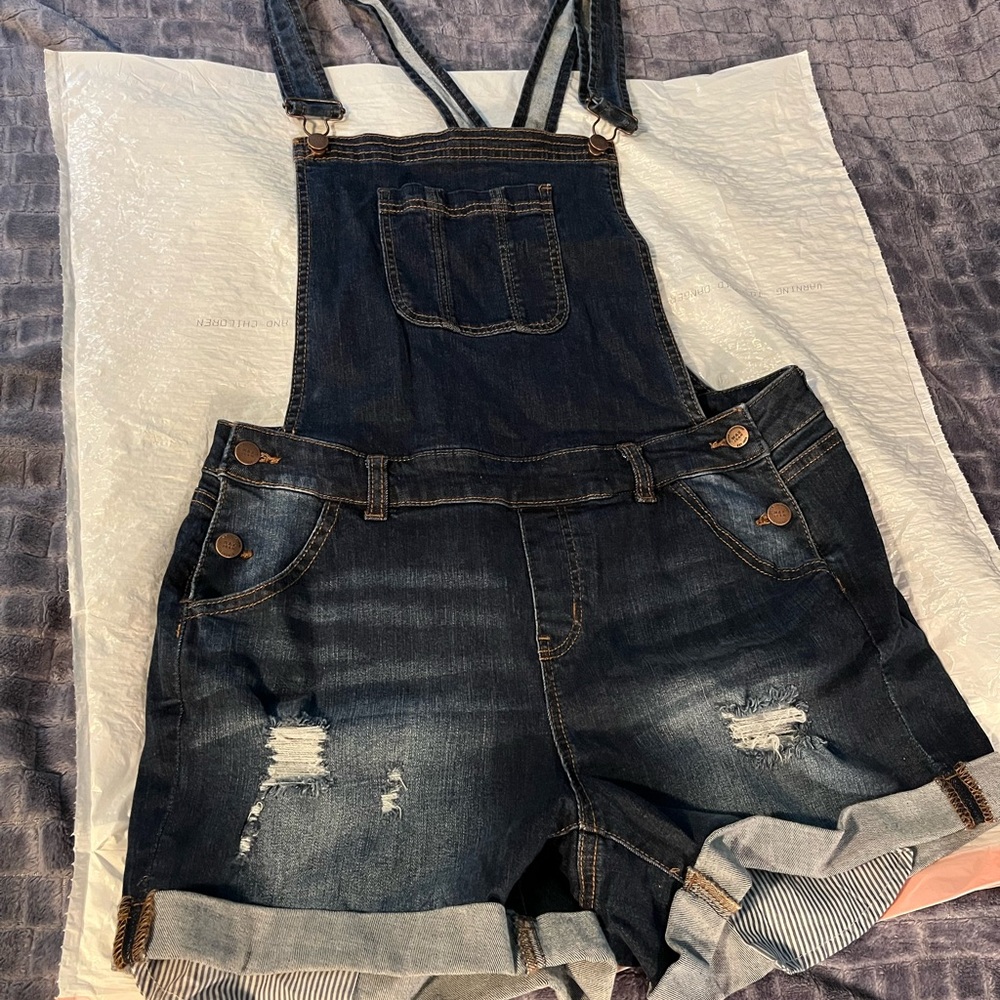 H&M Dark Blue Denim Kids One Piece
